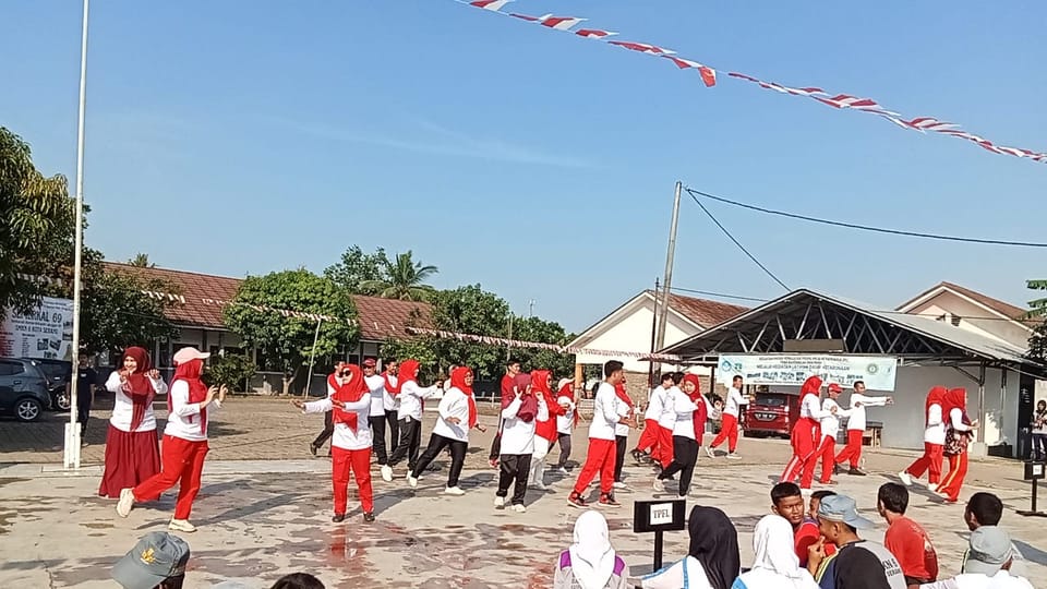 kagiatan senam guru.